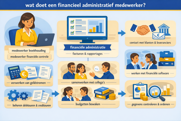 Alles over het beroep financieel administratief medewerker Wat doet een financieel administratief medewerker